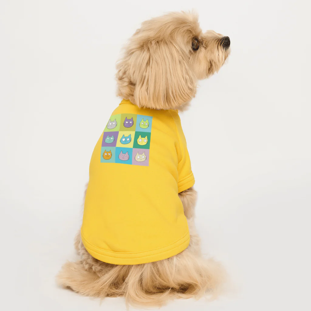 でんぼうのねこがいっぱいいる Dog T-shirt