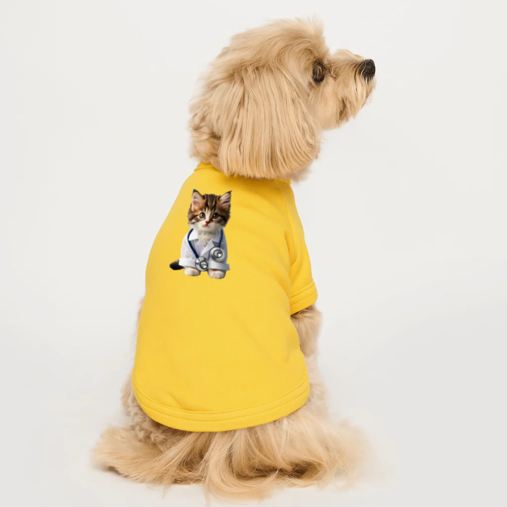 ネコネコ笑店 -Cat Goods Store-のDrねこ丸No1 Dog T-shirt