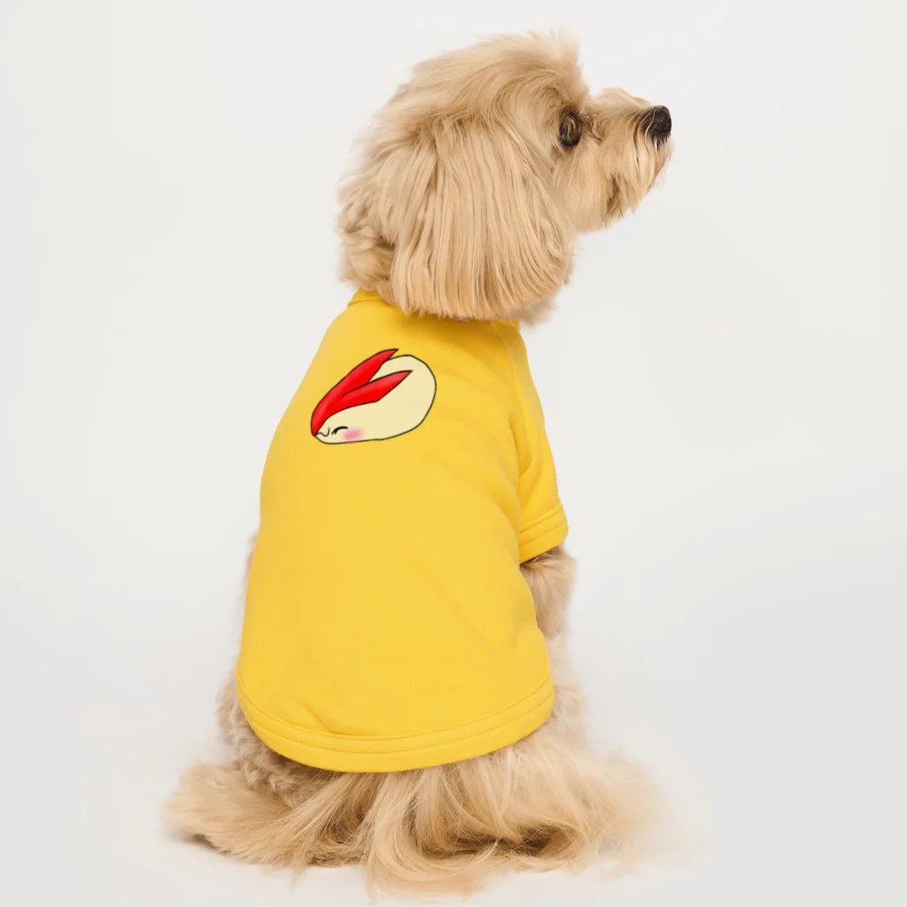 Lily bird（リリーバード）の優しいうさぎリンゴちゃん Dog T-shirt