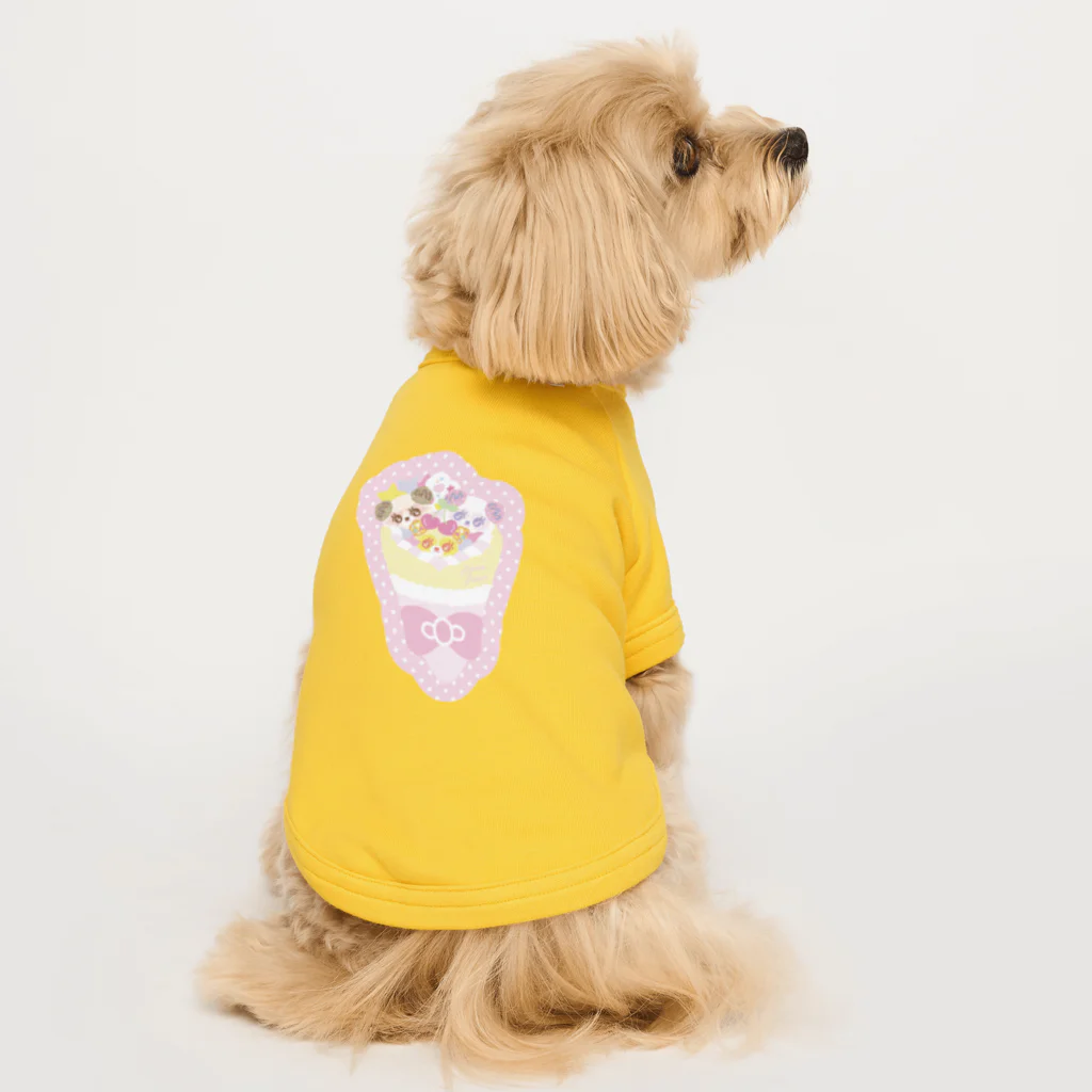 🎀りぼんぱ～ら～🎀のぱんだクレープ Dog T-shirt