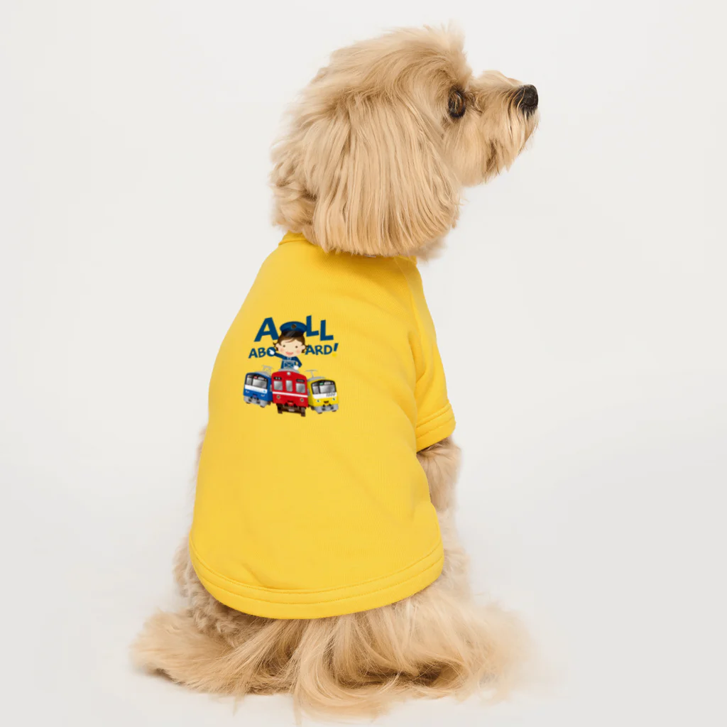 Train Kids! SOUVENIR SHOPの出発進行( All aboard ) ! Dog T-shirt