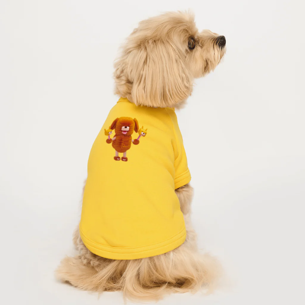 LONESOME TYPE ススのイヌチャン Dog T-shirt