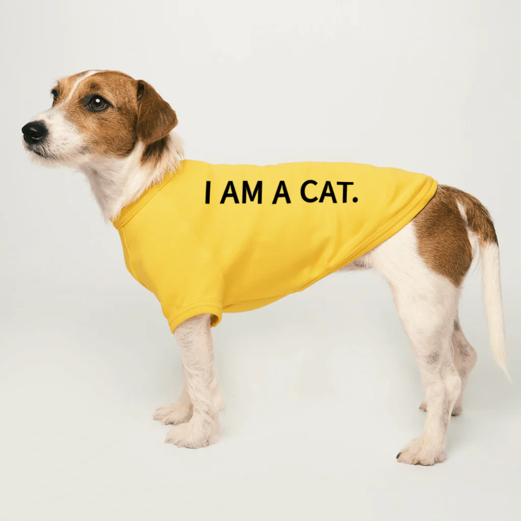 うさぎのI AM A CAT. ドッグTシャツ