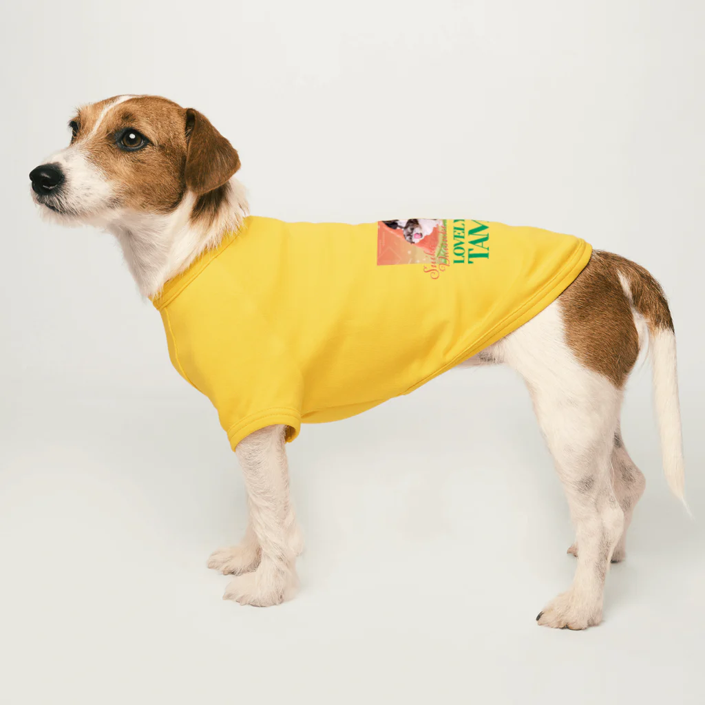 シーズーっぽいしろくろの犬たちのSUIKA DAISUKI TAMA'S Dog T-shirt