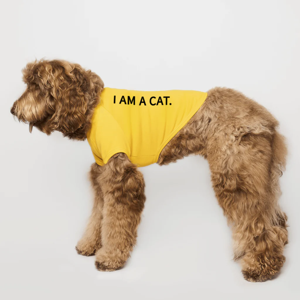 うさぎのI AM A CAT. ドッグTシャツ