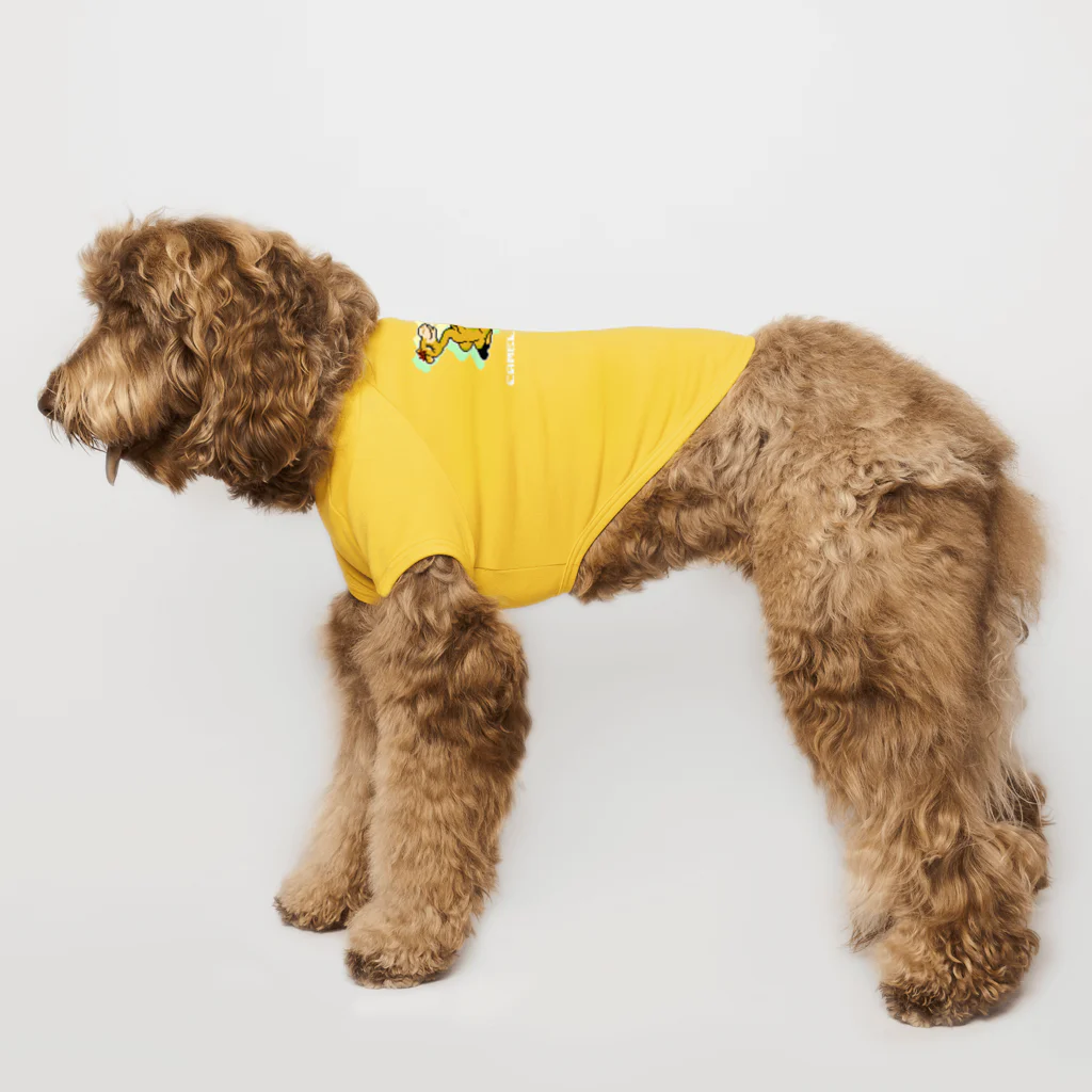 DOTSWRESTLERのCAMEL CLUTCH Dog T-shirt