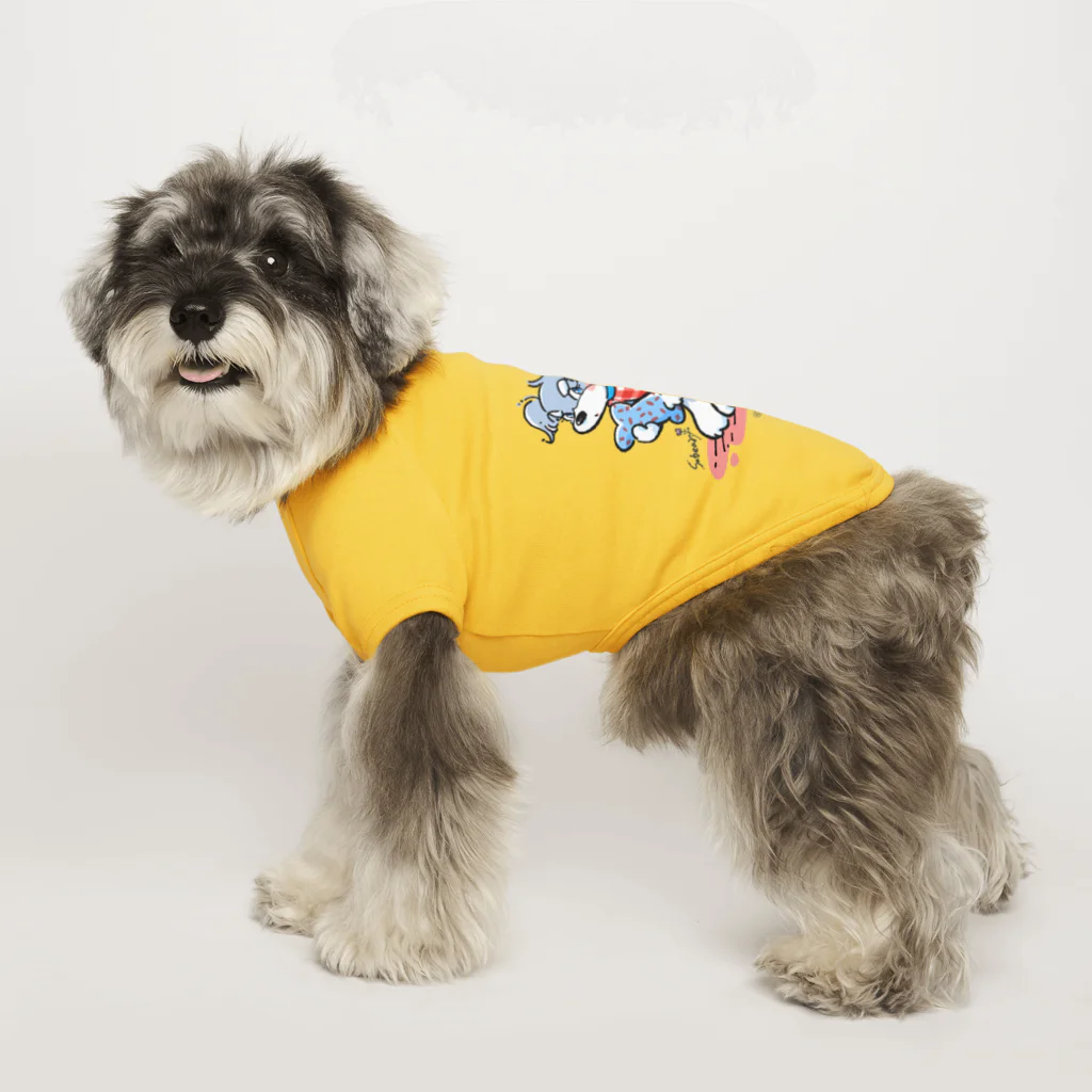 obosa_DENS/SABEAR_shop ＠SUZURIのシュナガール_骨クッション_ウェア Dog T-shirt