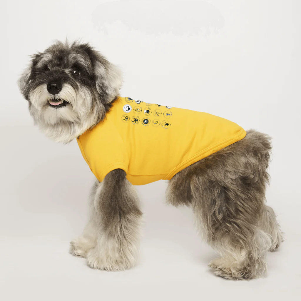 BunnyBloomのZodiac signs Dog T-shirt