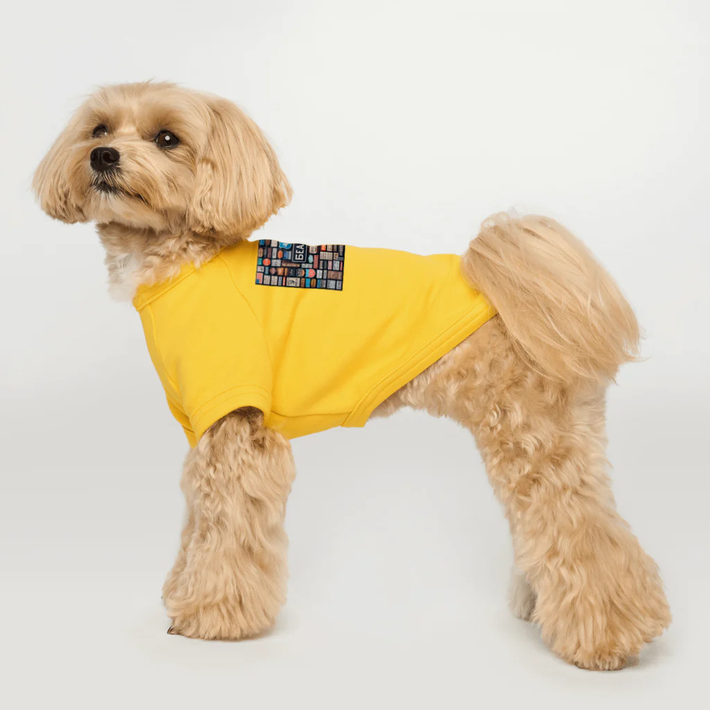 アメリカンデザインのワンチャンアメカジドッグTシャツ Dog T-shirt