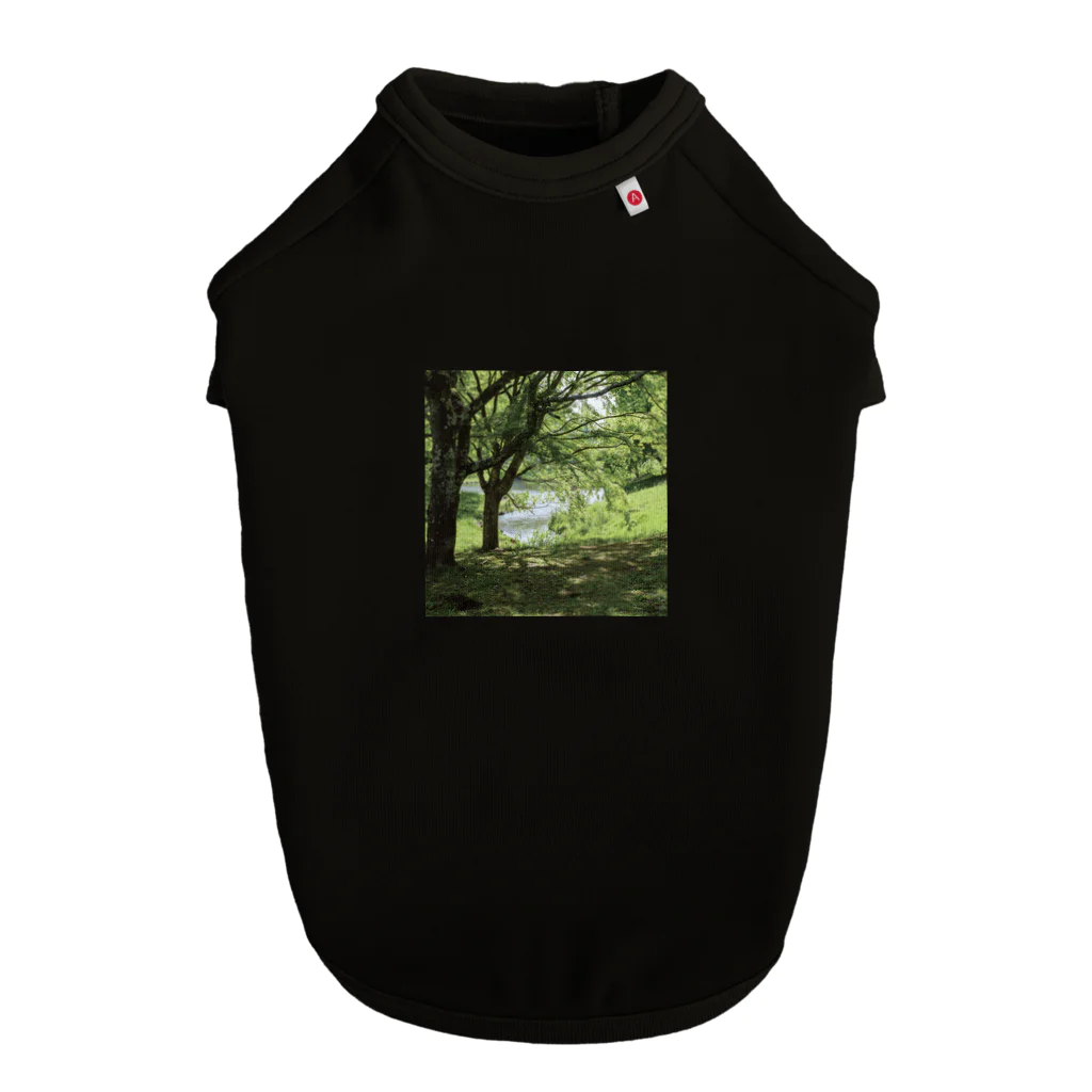 akane_art（茜音工房）の癒しの風景（樹木） ドッグTシャツ