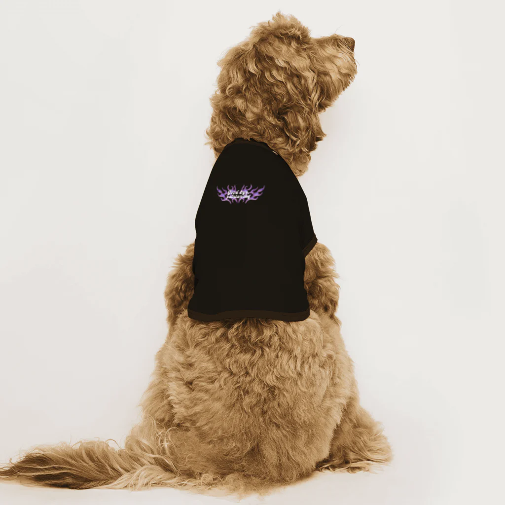 Tokyo feminist galのGood bye, patriarchy - y2k purple Dog T-shirt