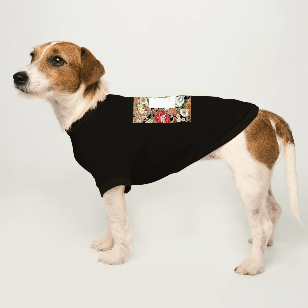 ROYAL Princessの和洋融合デザインシリーズ（黒） Dog T-shirt