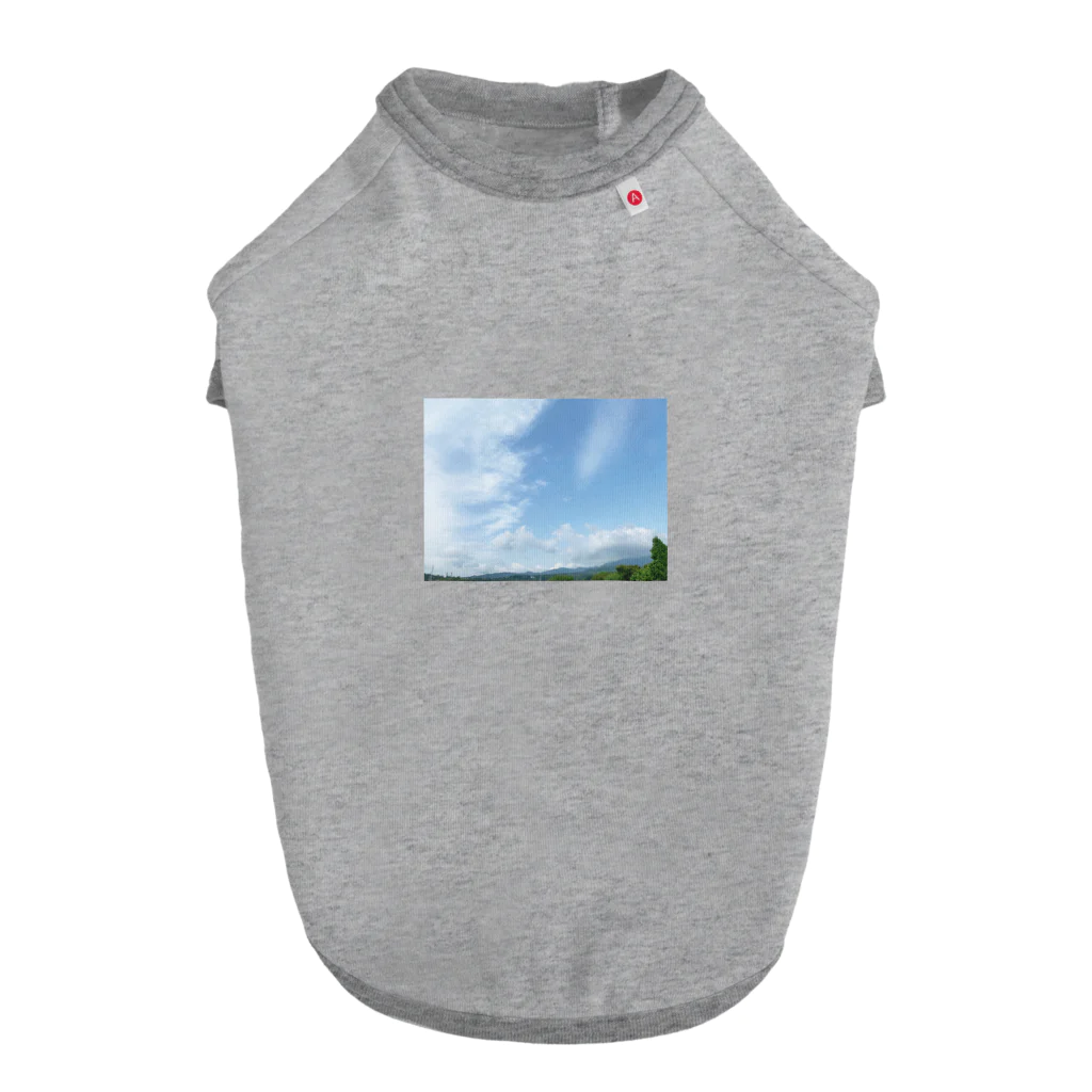 akane_art（茜音工房）の癒しの風景（空と雲） ドッグTシャツ