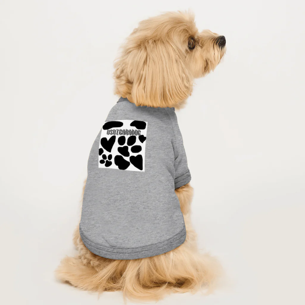 matsukanaSHOPの牛柄犬Ꭲシャツ Dog T-shirt