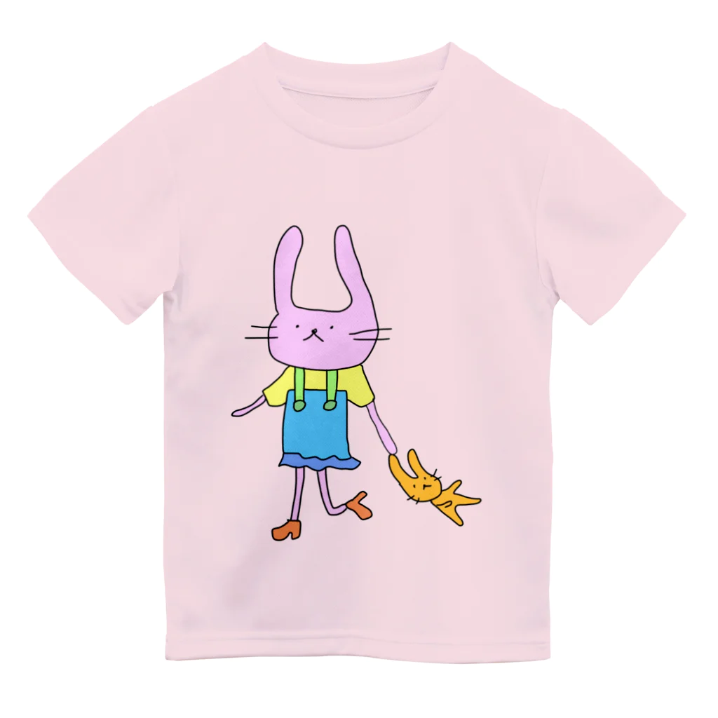 チャーミーのうささん ドライTシャツ