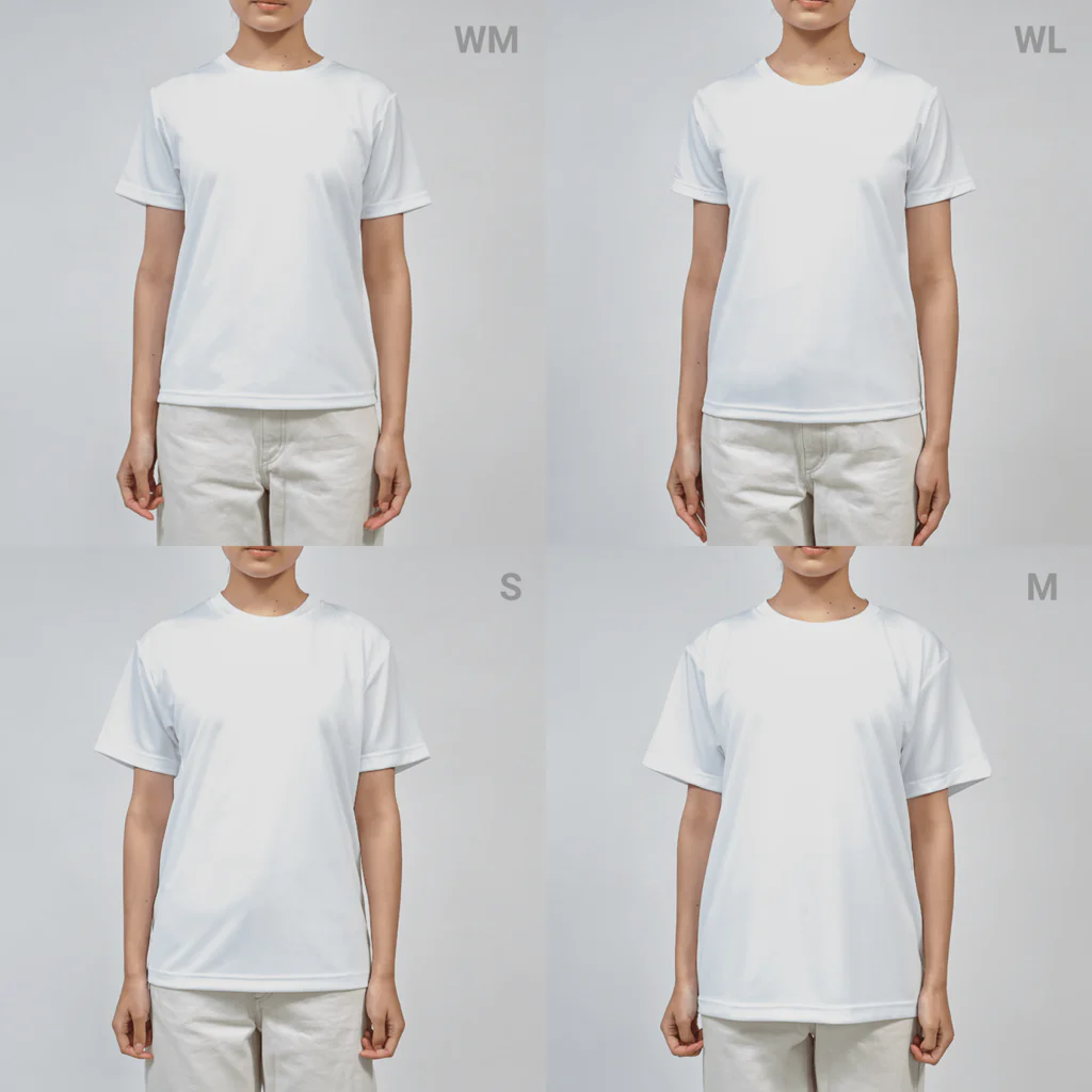 ANGE.33Tのウーパールーパー家族 MISORA作 Dry T-Shirt