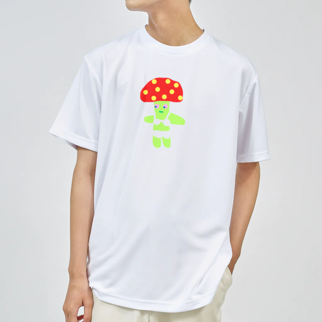 marbleSmileのきのこちゃん ドライTシャツ