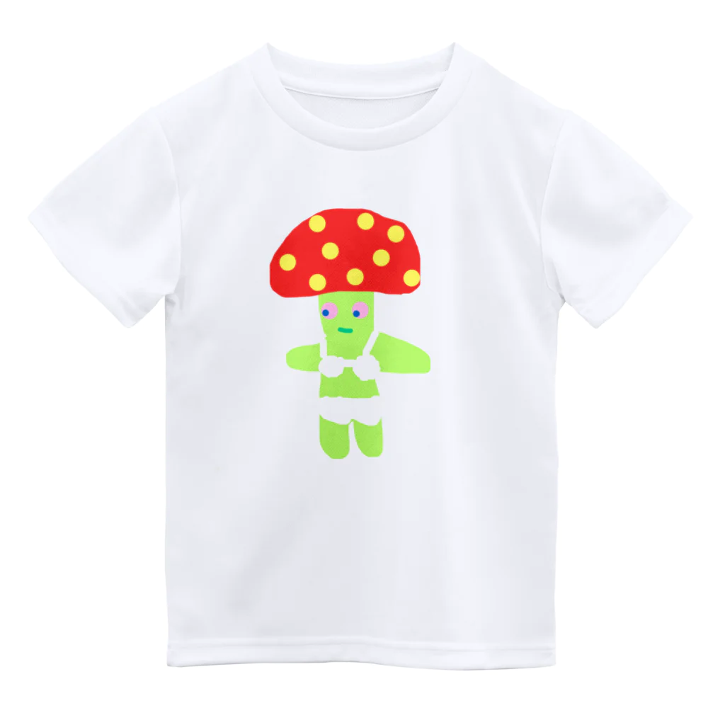 marbleSmileのきのこちゃん ドライTシャツ