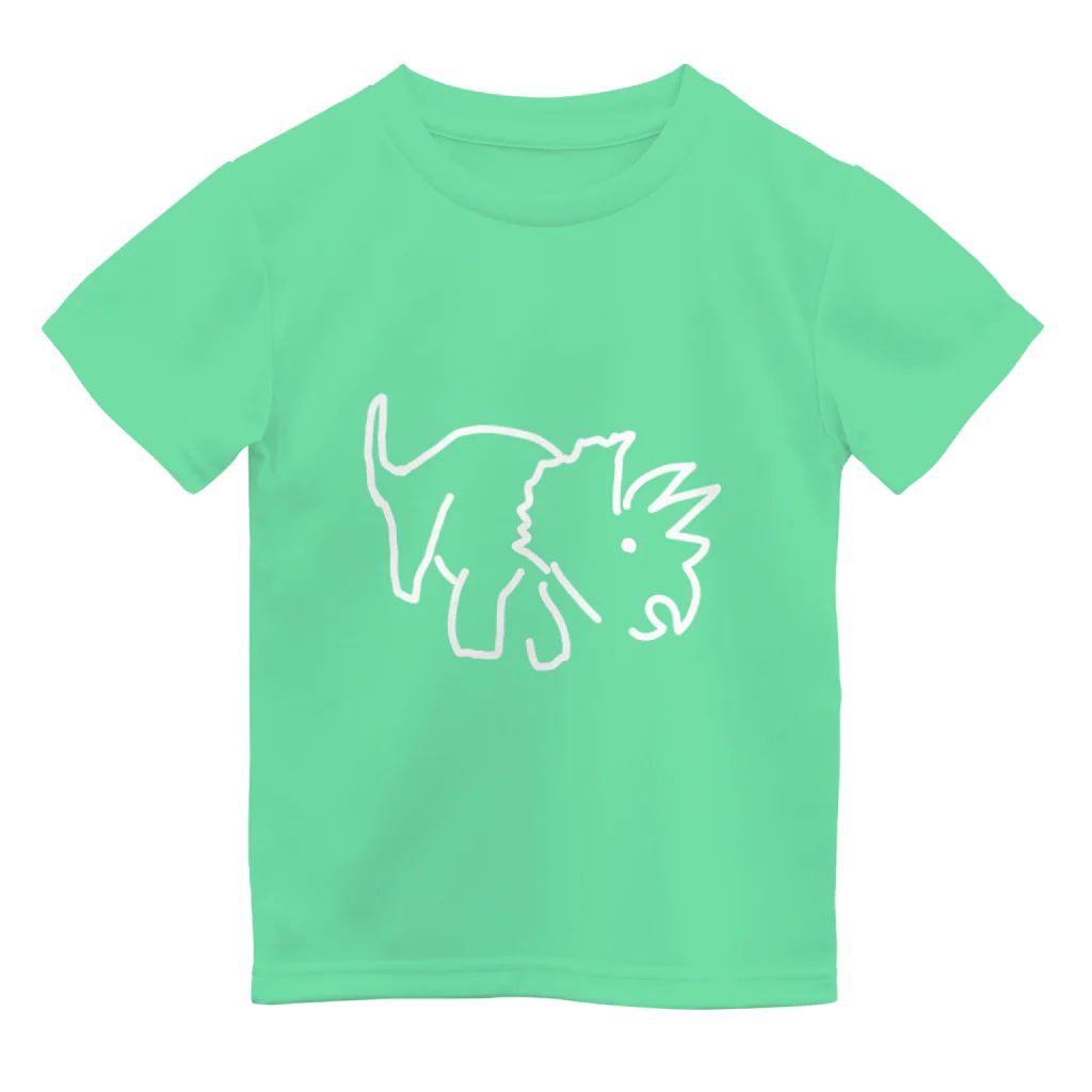 いきものや のの(本館)のトリケラトプス　に Dry T-Shirt