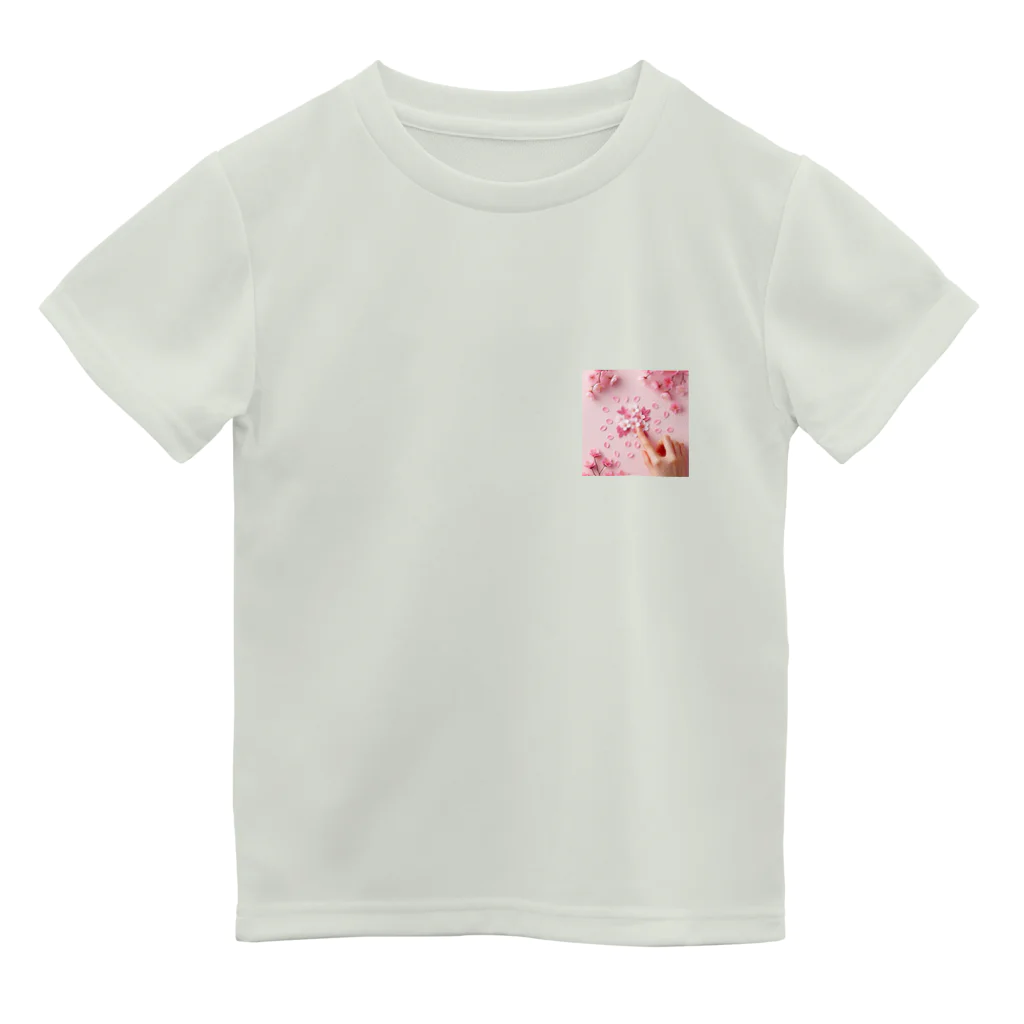 chapinnuのさくらの花びらで遊ぼう♪ ドライTシャツ