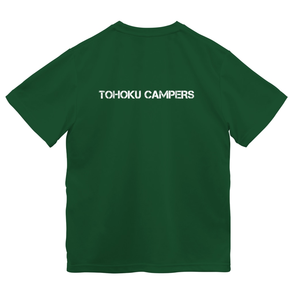 8garage SUZURI SHOPのTOHOKUCAMPERS Dry T-Shirt