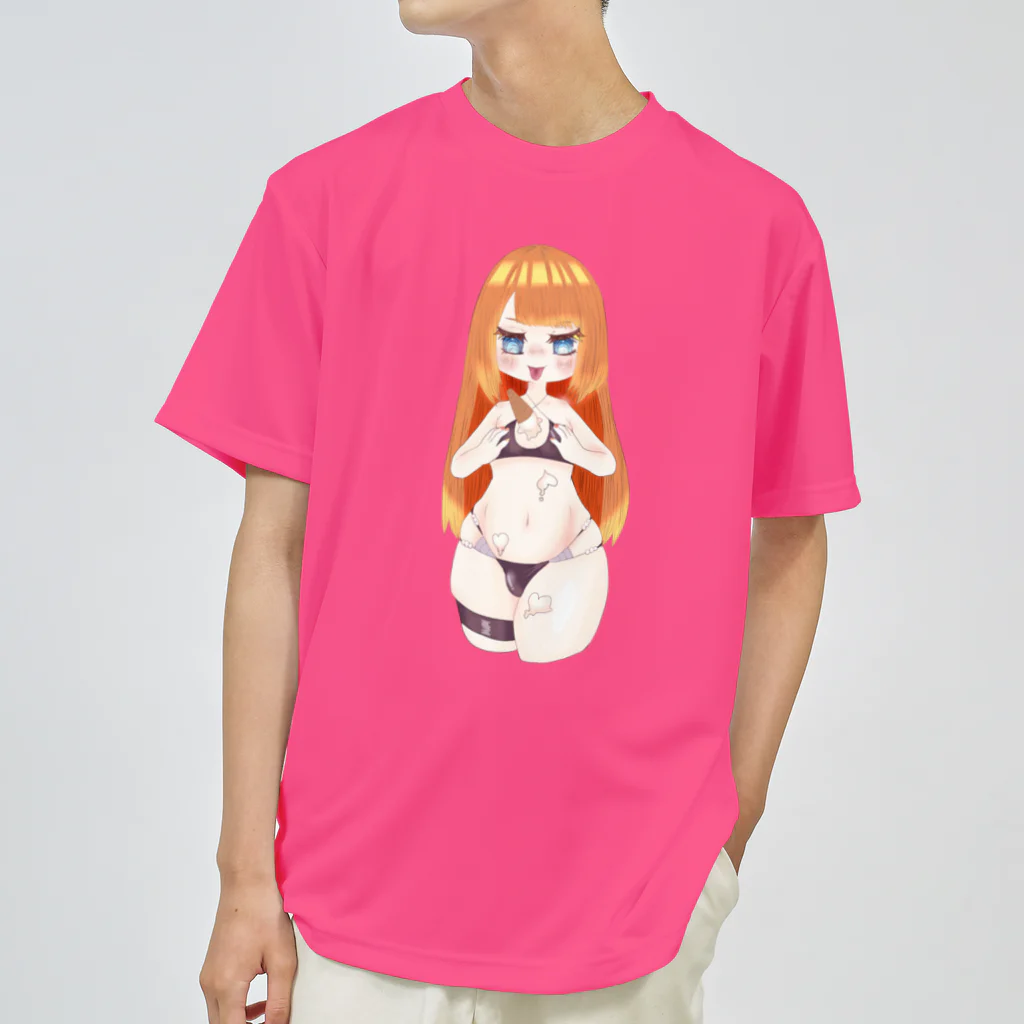 八十三ファミのバーチャルギャングショップのふぁみ x ひとふたきり ときしっくぐらまー ドライTシャツ