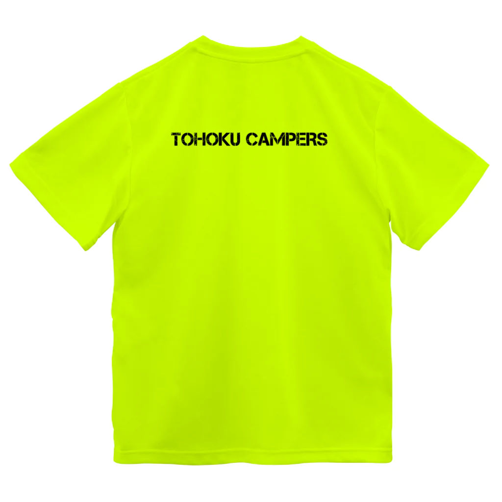 8garage SUZURI SHOPのTOHOKU CAMPERS ドライTシャツ