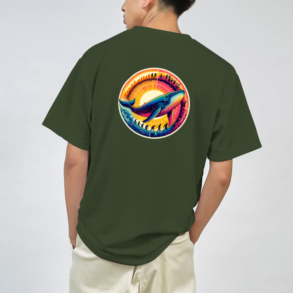 tiisanakujira0205のクジラ Dry T-Shirt