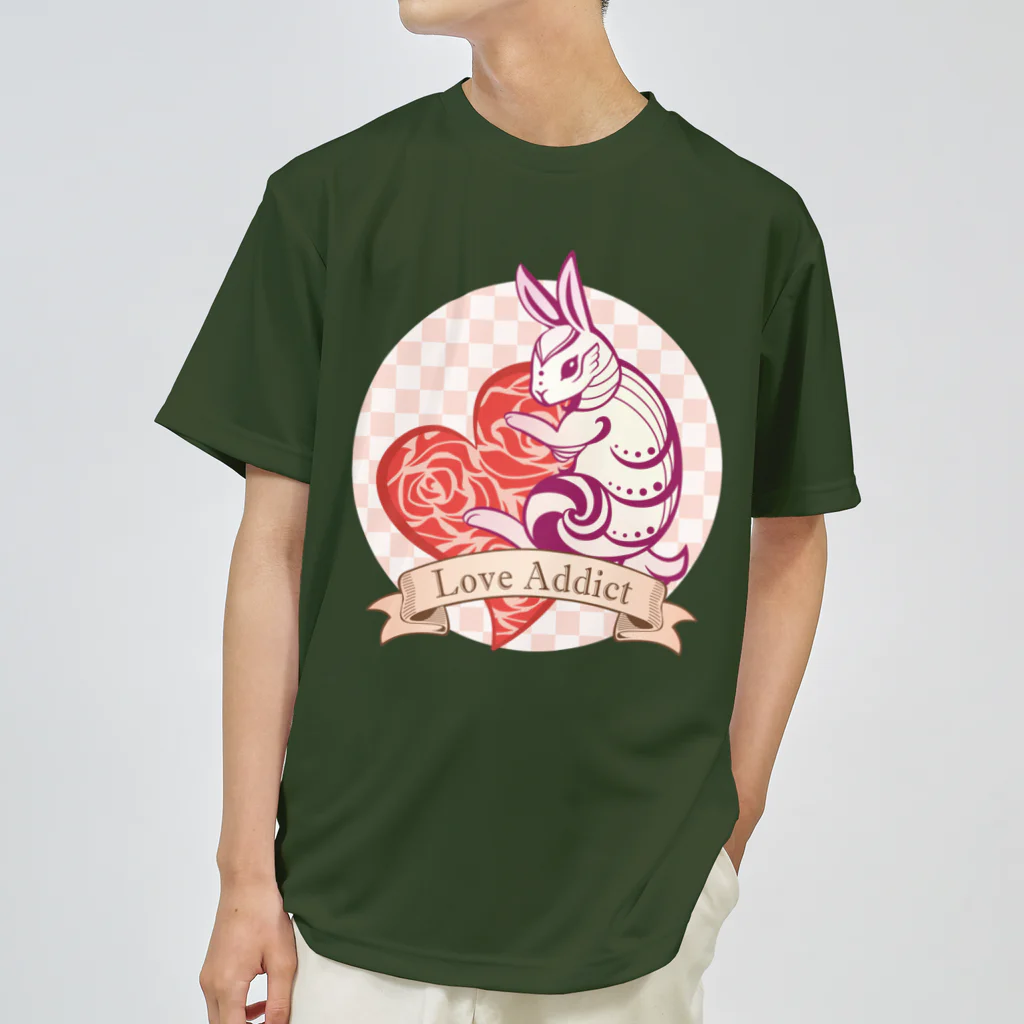 AddictCreateのLove Addict Rabbit Dry T-Shirt