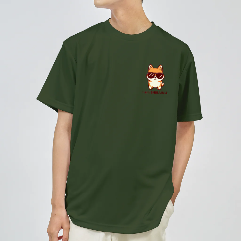 Four_Seasons_PJのI am SHIBAINU サングラスでキメたつもりの柴犬さん Dry T-Shirt