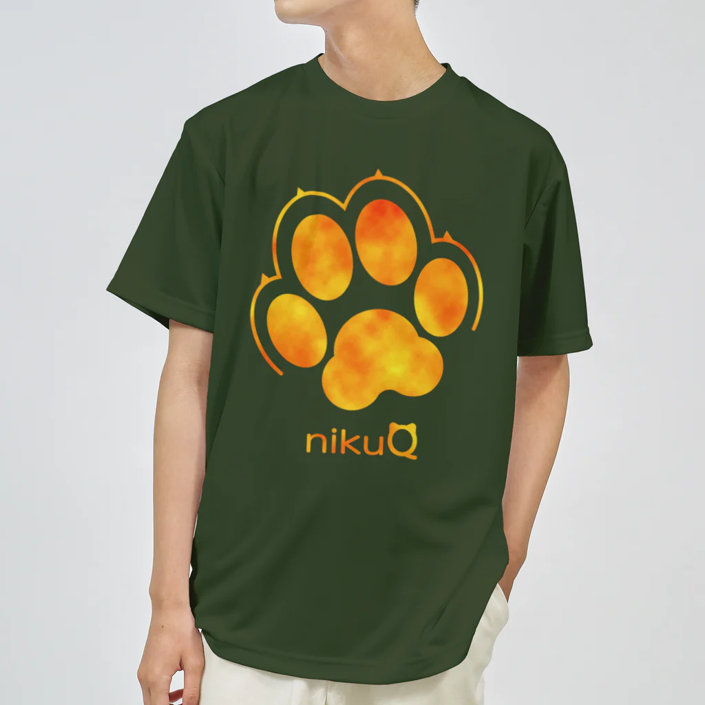 WebArtsの肉球をモチーフにしたオリジナルブランド「nikuQ」（犬タイプ）です ドライTシャツ