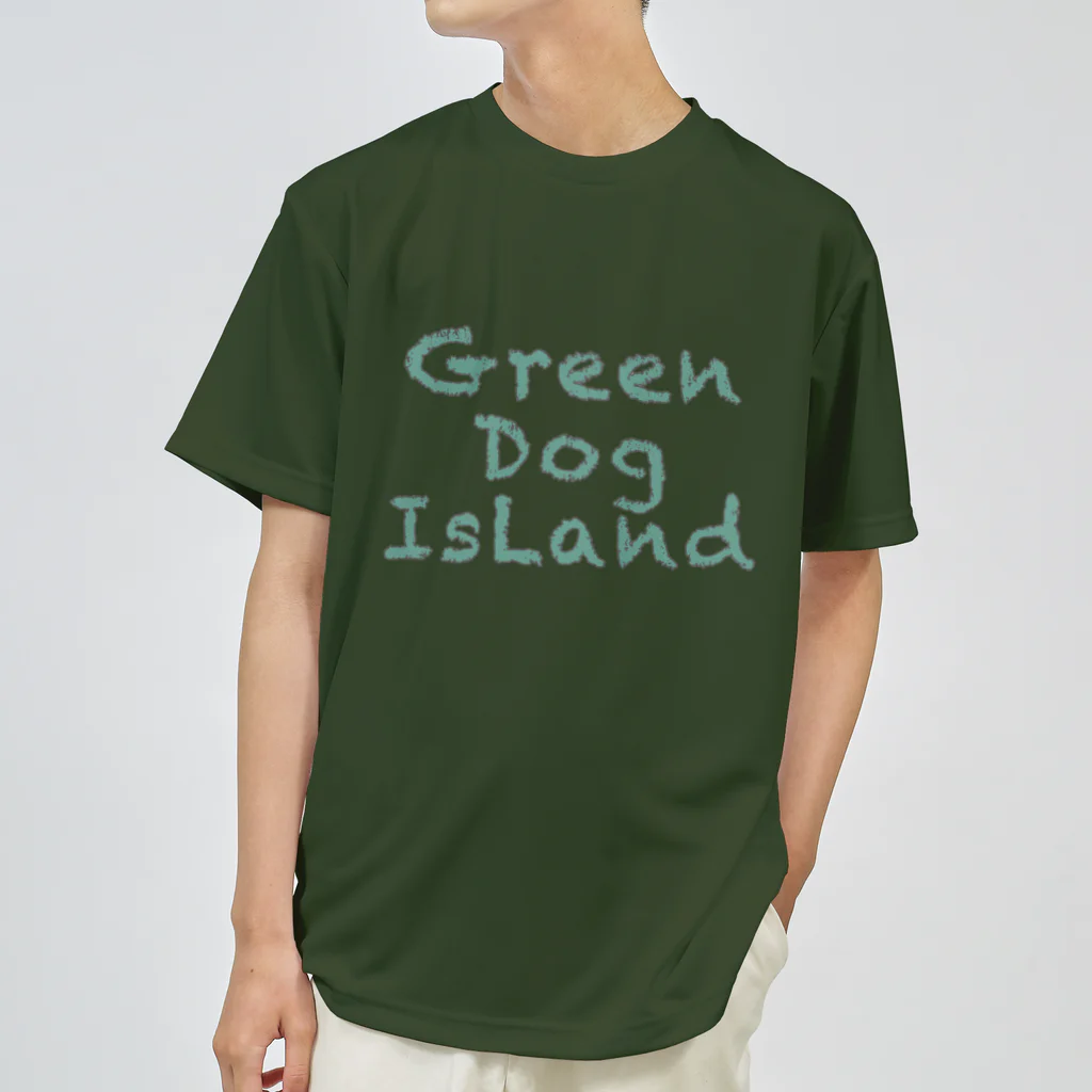 グデリ帝国SHOPのGREEN　DOG　ISLAND　GOODS ドライTシャツ