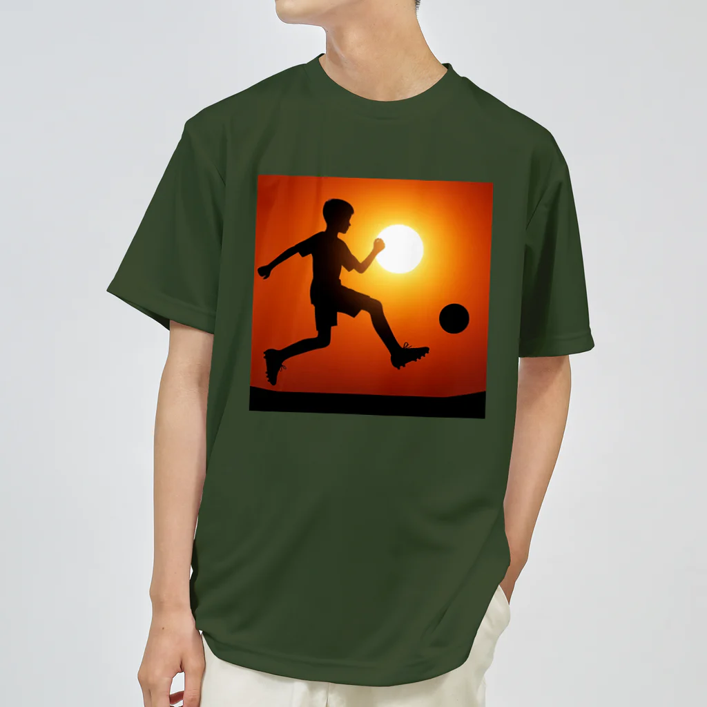 foot8のサッカー少年 Dry T-Shirt