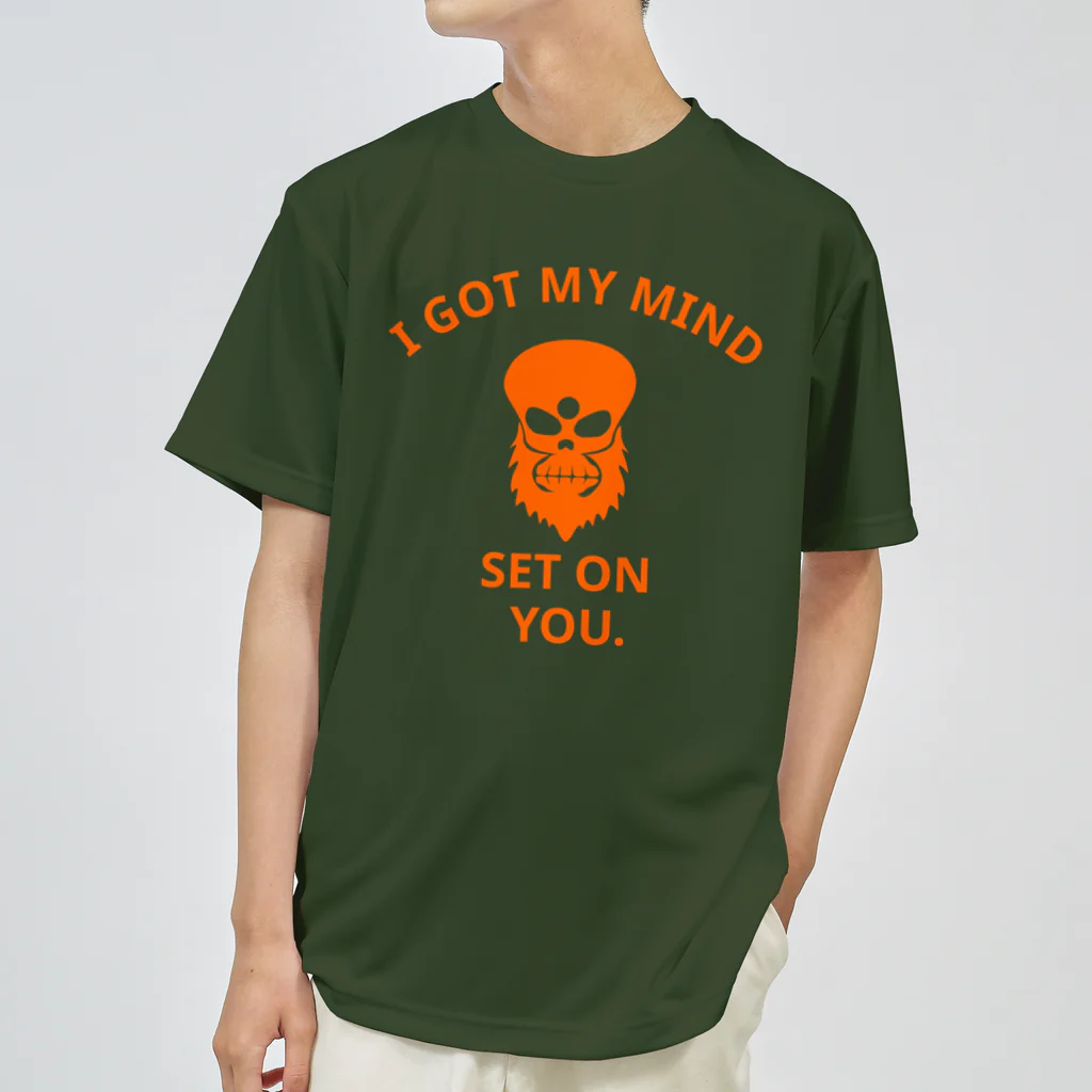 『NG （Niche・Gate）』ニッチゲート-- IN SUZURIのI GOT MY MIND SET ON YOU.(橙) ドライTシャツ