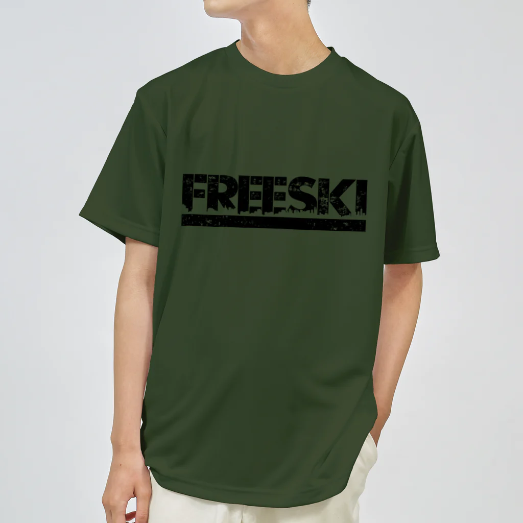 SKI NUT OFFICIAL SHOPのFREESKI ロゴ Dry T-Shirt