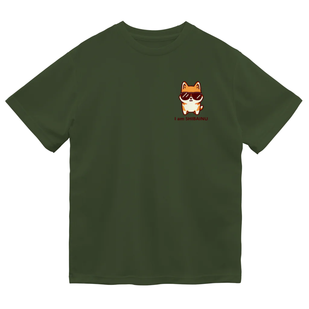 Four_Seasons_PJのI am SHIBAINU サングラスでキメたつもりの柴犬さん Dry T-Shirt