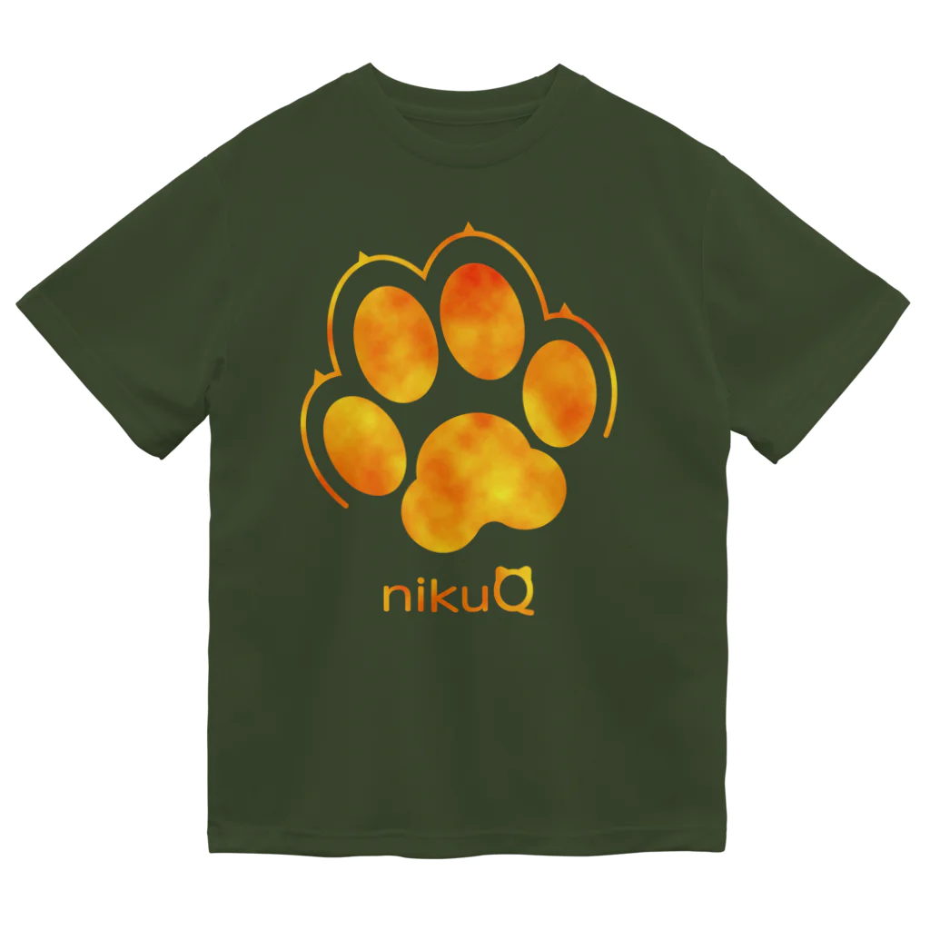 WebArtsの肉球をモチーフにしたオリジナルブランド「nikuQ」（犬タイプ）です ドライTシャツ