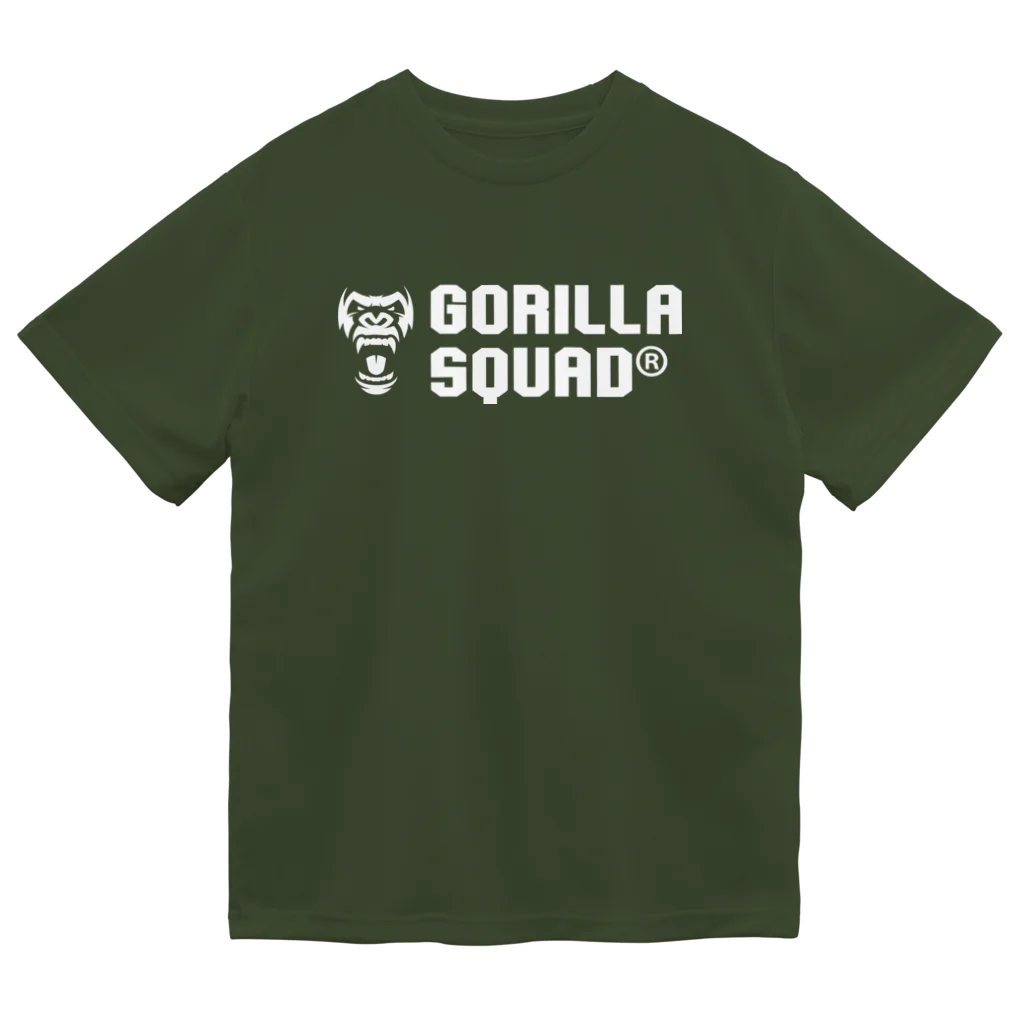 GORILLA SQUAD 公式ノベルティショップのGORILLA SQUAD ロゴ白 Dry T-Shirt