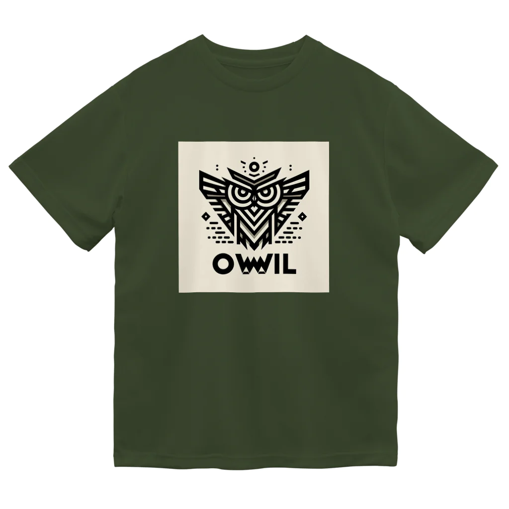 kotpopのOwl and knowledge ドライTシャツ