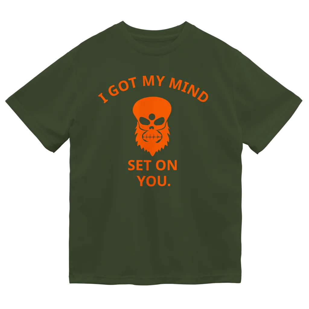 『NG （Niche・Gate）』ニッチゲート-- IN SUZURIのI GOT MY MIND SET ON YOU.(橙) ドライTシャツ