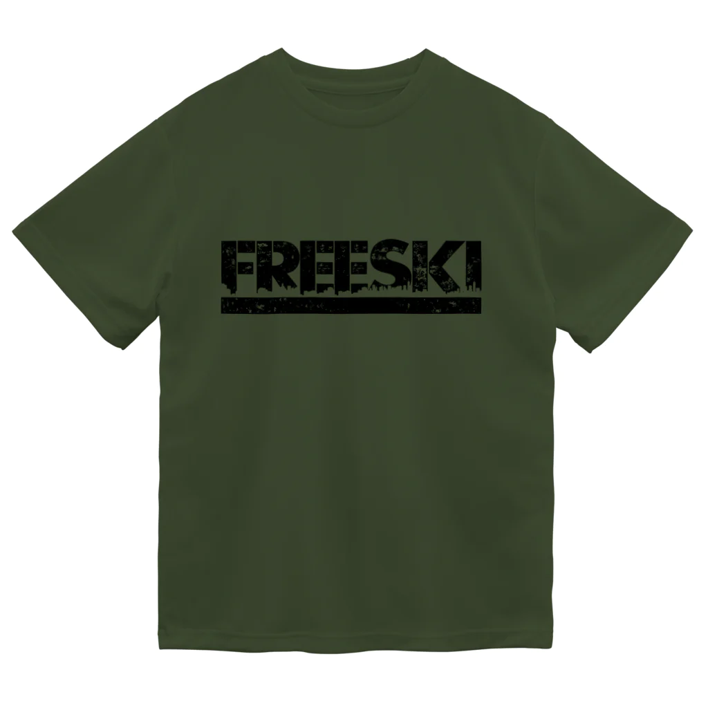 SKI NUT OFFICIAL SHOPのFREESKI ロゴ ドライTシャツ