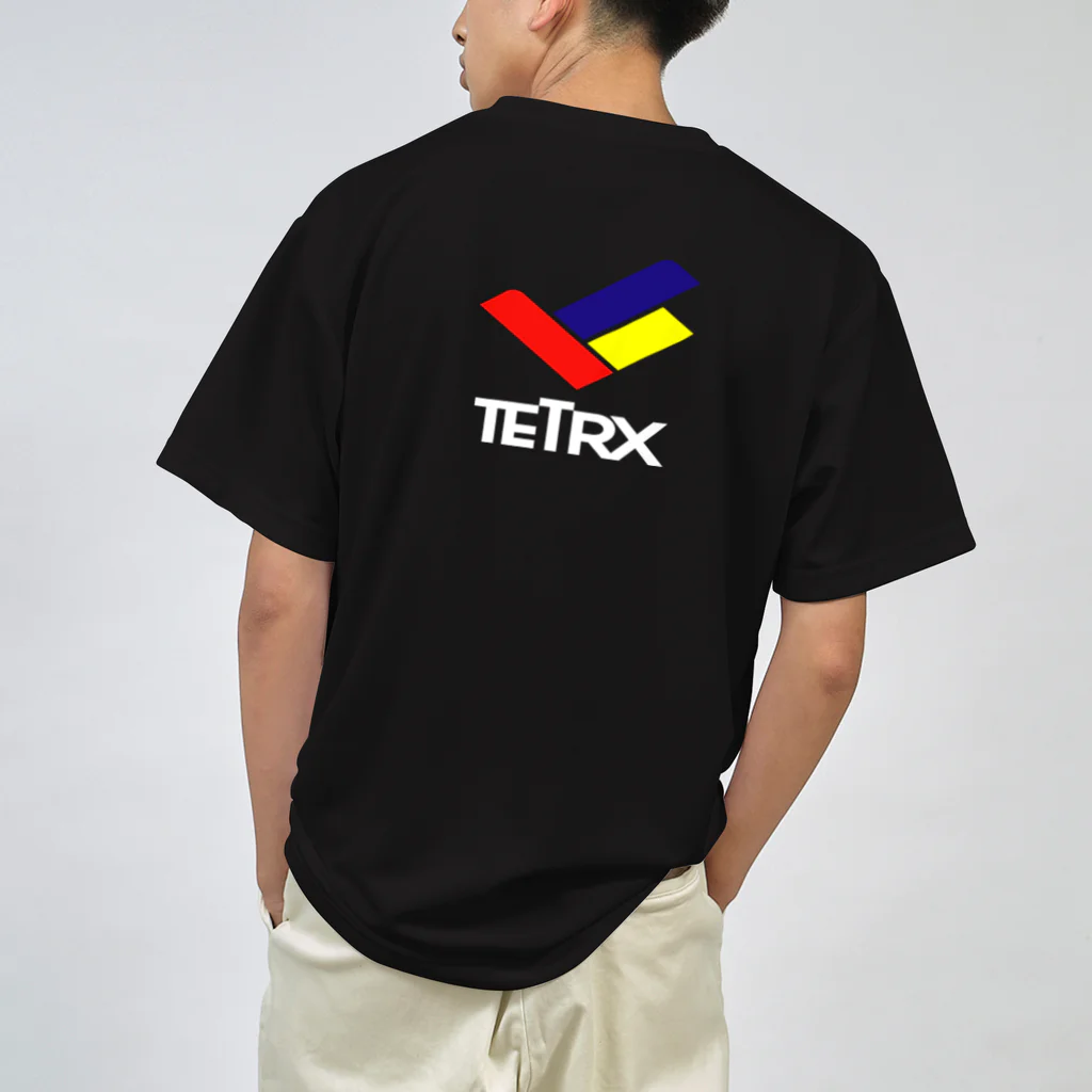 リジット・モータースポーツのTETRX透過ロゴ紺 ドライTシャツ
