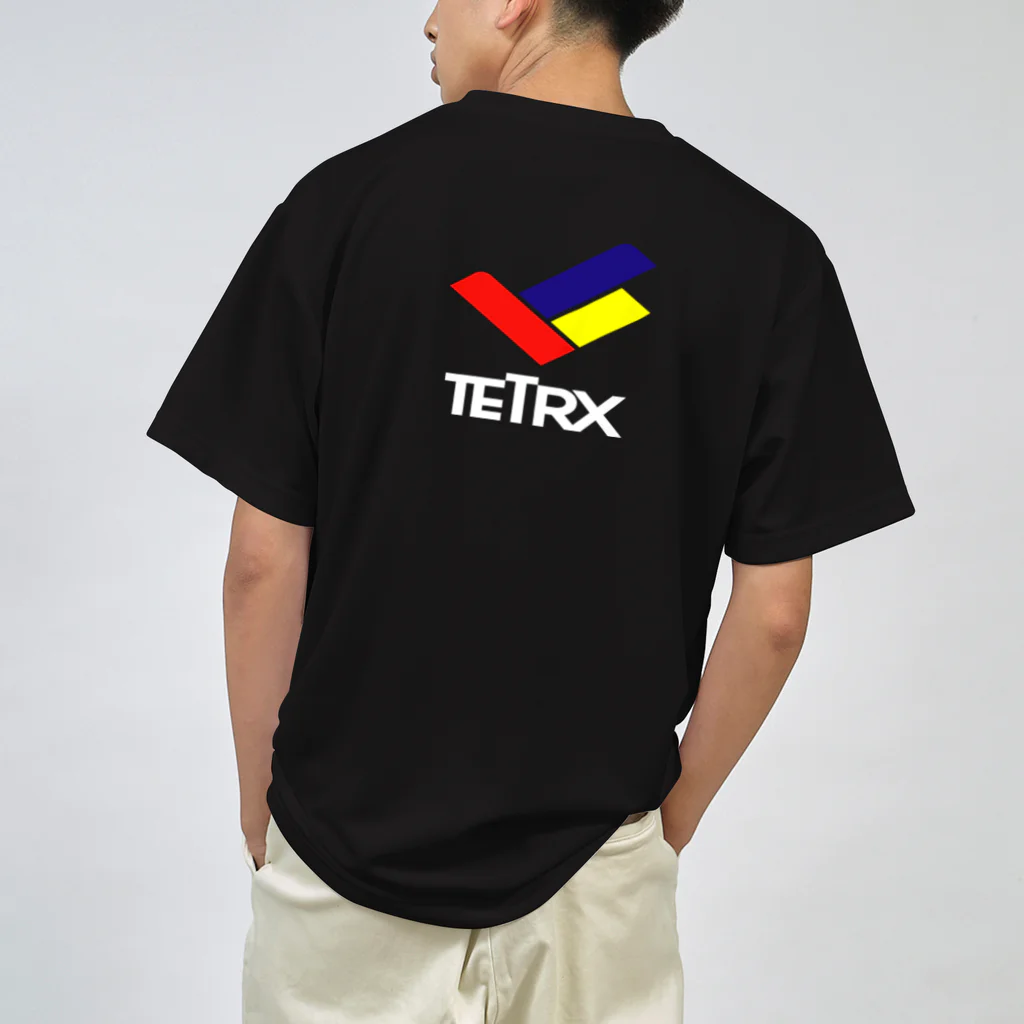 リジット・モータースポーツのTETRX透過ロゴ紺 Dry T-Shirt