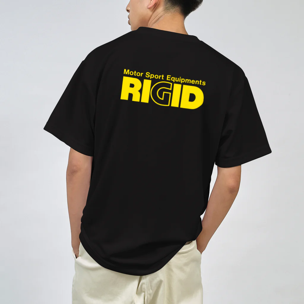 リジット・モータースポーツのRIGID黄 ドライTシャツ