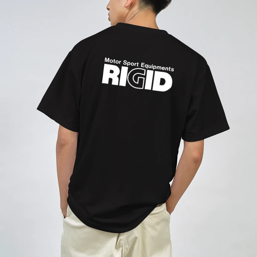 リジット・モータースポーツのALPHA白-RIGID白 Dry T-Shirt