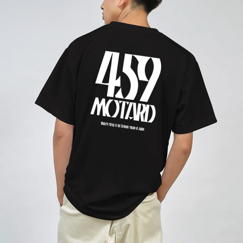 459MOTARDの459.backprint ドライTシャツ