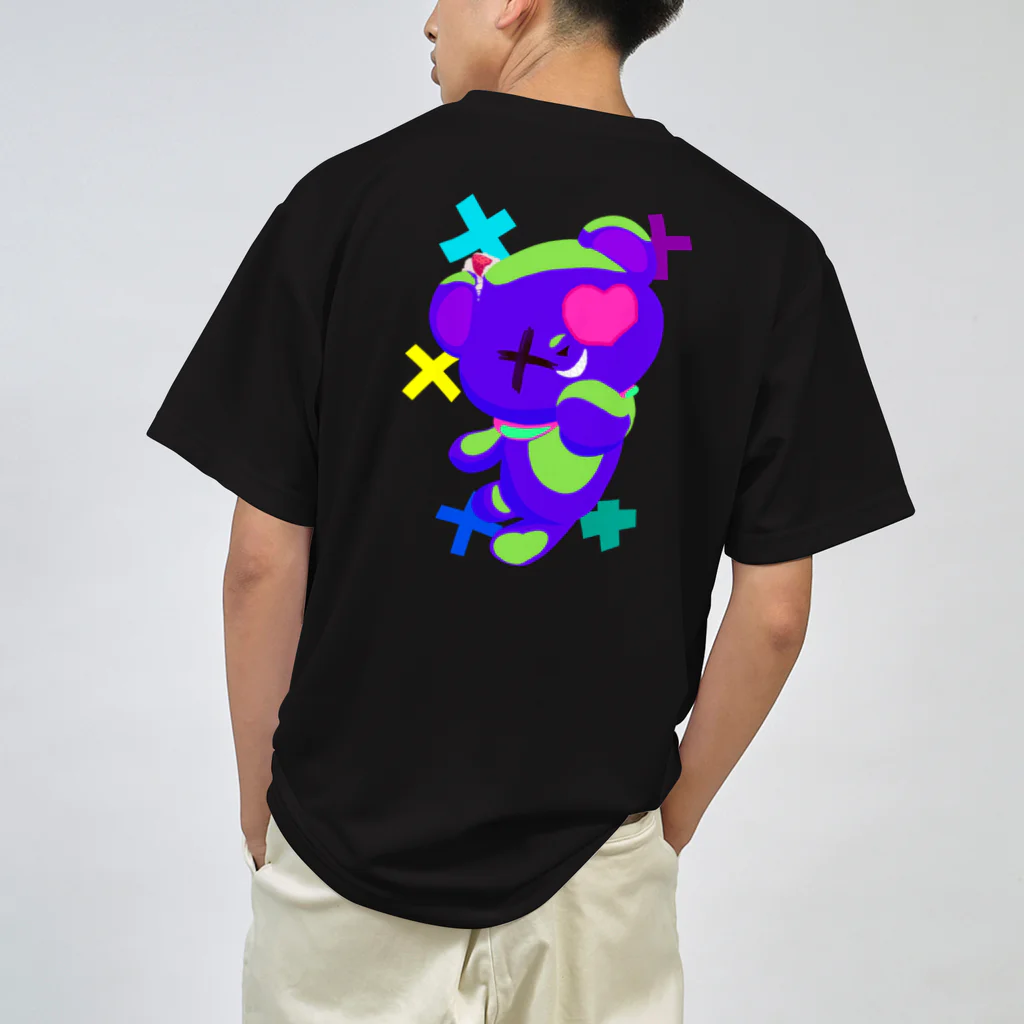 いかニゃあのバツギャララクマ ドライTシャツ