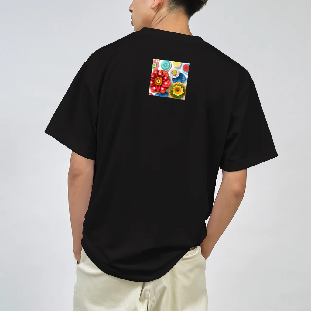 屋台 CLINICのフラワー3D風 Dry T-Shirt