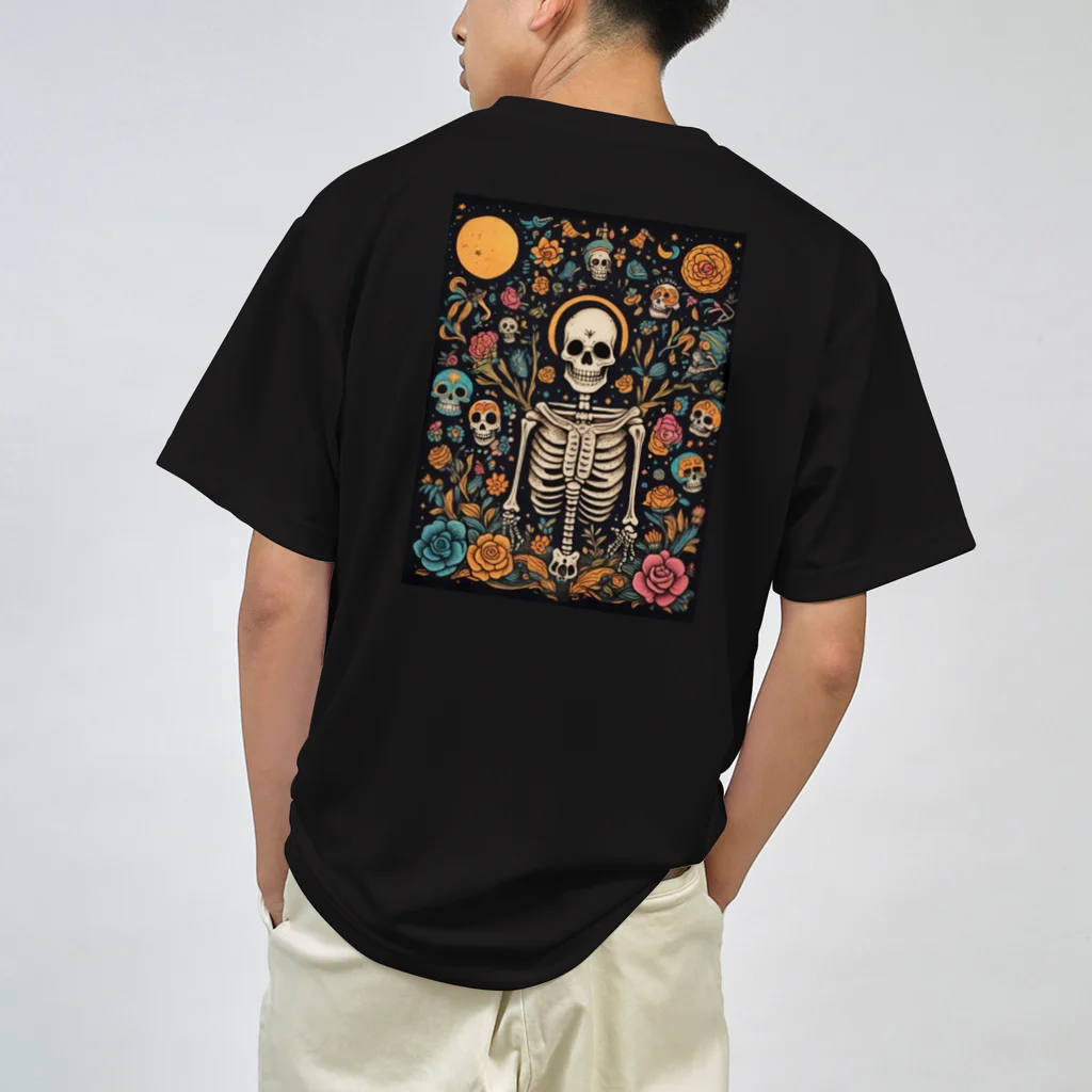 Skull sectionの月とドクロ ドライTシャツ