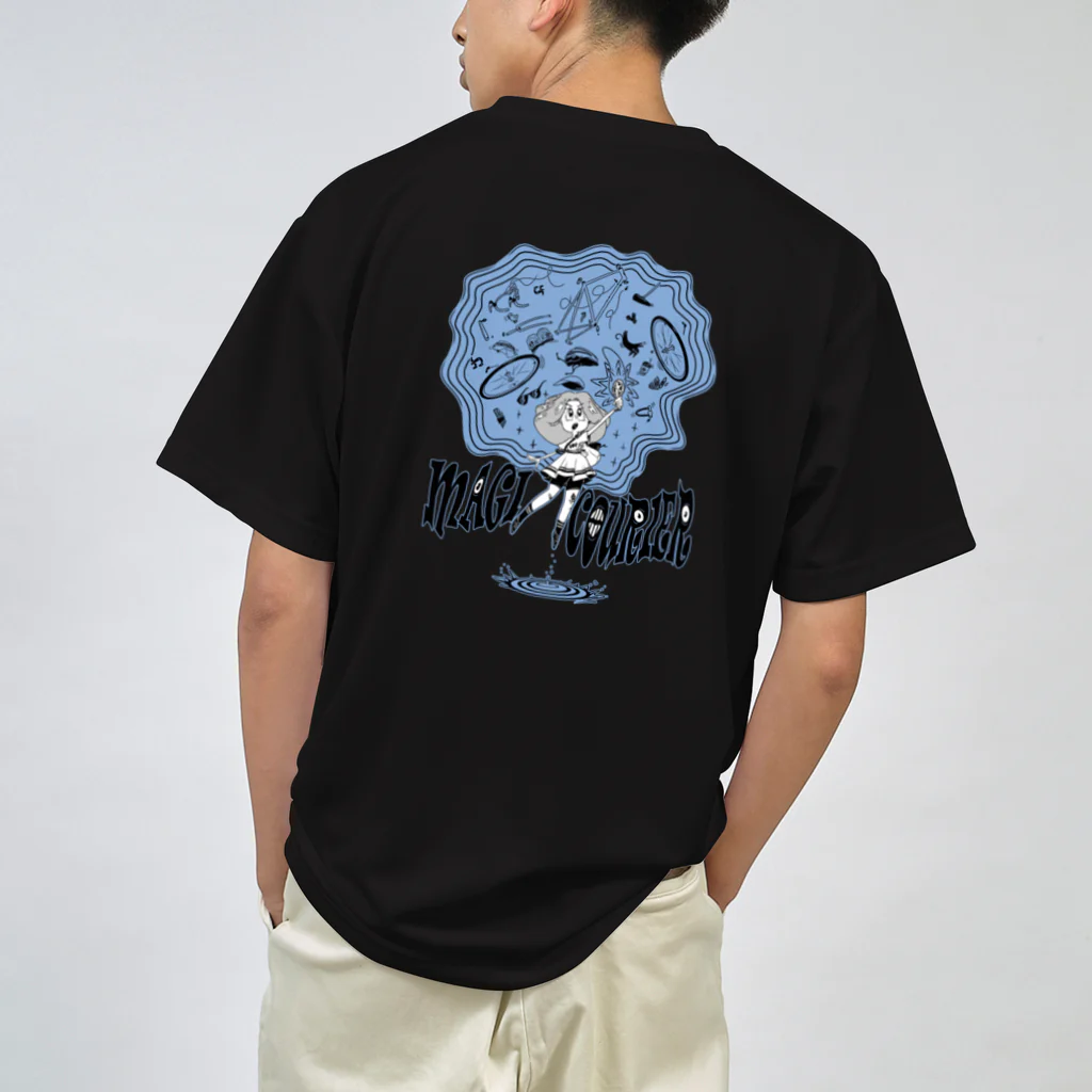 nidan-illustrationの“MAGI COURIER” blue #2 ドライTシャツ